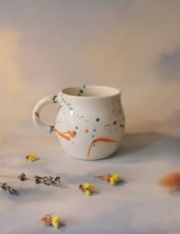 Image 2 of Porcelain Splattered Mug