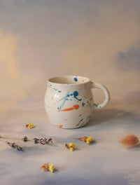 Image 1 of Porcelain Splattered Mug