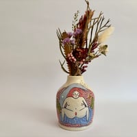 Image 1 of Mother Moon Goddess Bud Vase