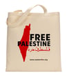 Free Palestine tote bag (natural)