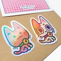 Holo Kitties Sticker Set