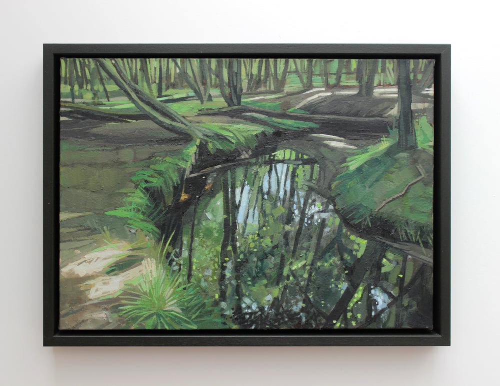 Reflected Canopy oil painting