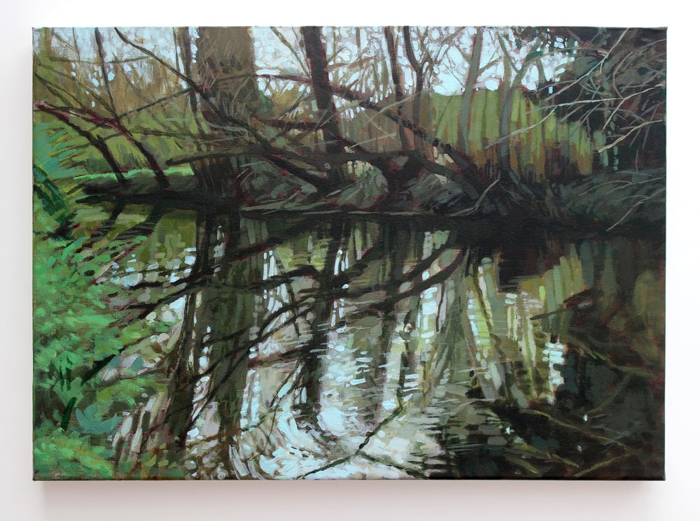 Mirror river - Acrylic on canvas