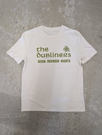 Image 1 of Dubliners - Seven Drunken Nights Off-white T-shirt (Stanley Stella)
