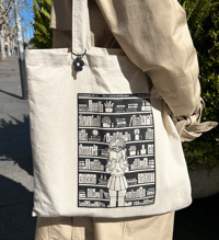 Image 1 of BOOK LOVER TOTE BAG