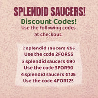 DISCOUNT CODES FOR PLATES IN THE SPLENDID SAUCERS CATEGORY