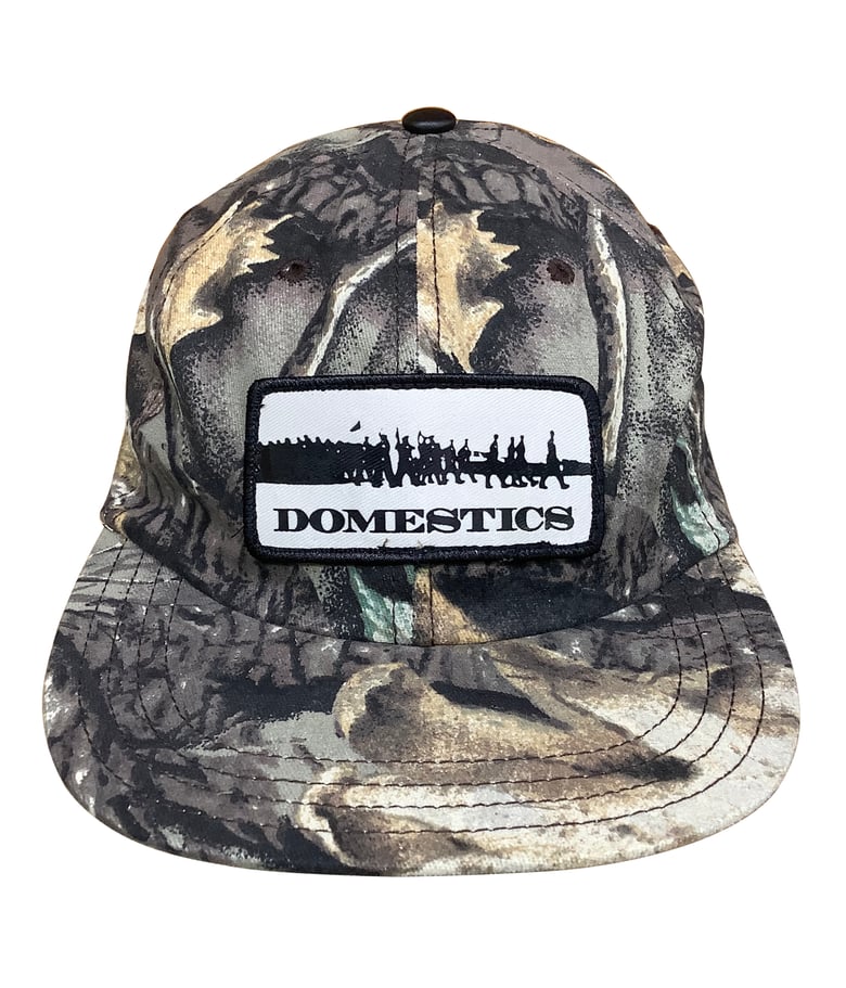 Image of DOMEstics. Leaf Blower camo hat