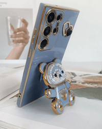 Image 2 of A Trendy And Stylish Candy Bear Phone Case With Electroplated Bracket