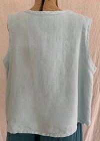 Image 3 of Tank Top in linen