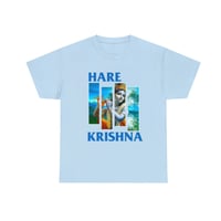 Krishna Flag Tee Blue