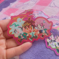 Image 4 of Ronpa Trios Glitter Stickers 
