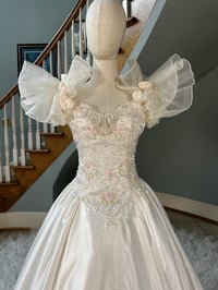 Image 4 of 1980s Flower Fairytale Dress