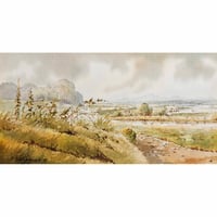 Image 2 of R.B Higgins (b.1943) Co. Down Watercolour Landscape 