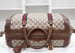 Image of Vtg Gucci Brown Monogram duffle