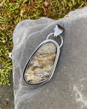 Image of Seneca Lake Granite & Silver Pendant 