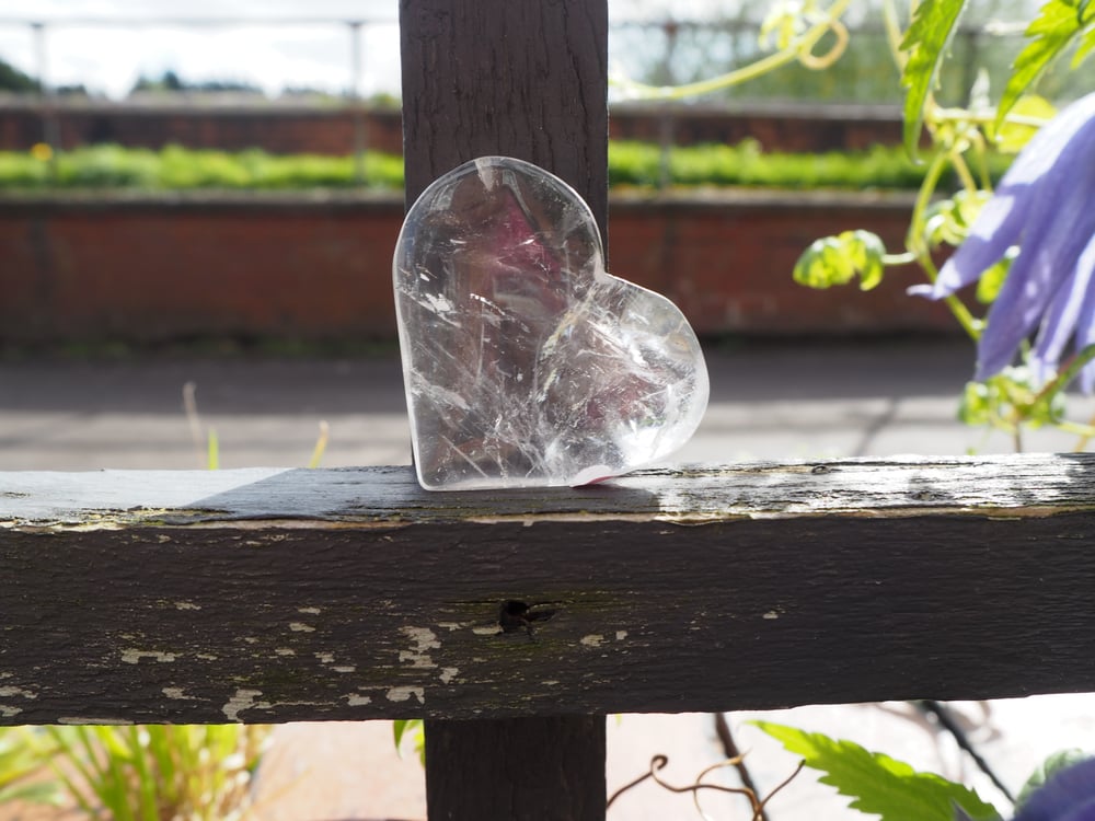 Image of Clear Quartz Heart 28g