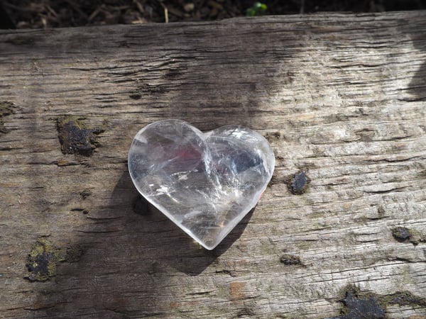 Image of Clear Quartz Heart 28g