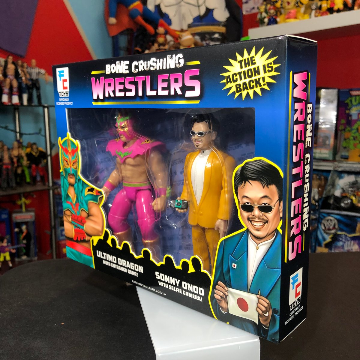 **IN STOCK** Variant Edition Ultimo Dragon & Sonny Onoo Bone Crushing Wrestlers Series 1 **IN STOCK** Variant Edition Ultimo Dragon & Sonny Onoo Bone Crushing Wrestlers Series 1