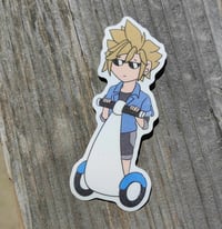 Final Fantasy VII FF7R Costa Del Sol Cloud Vinyl Sticker