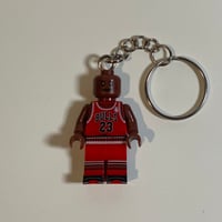 MICHAEL JORDAN MINIFIGURE KEYCHAIN 