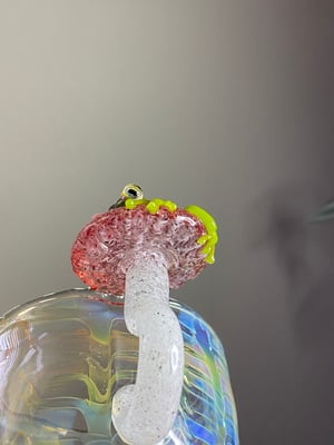 Image of Teacup with amanita mushroom and frog handle