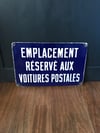 Plaque émaillée 