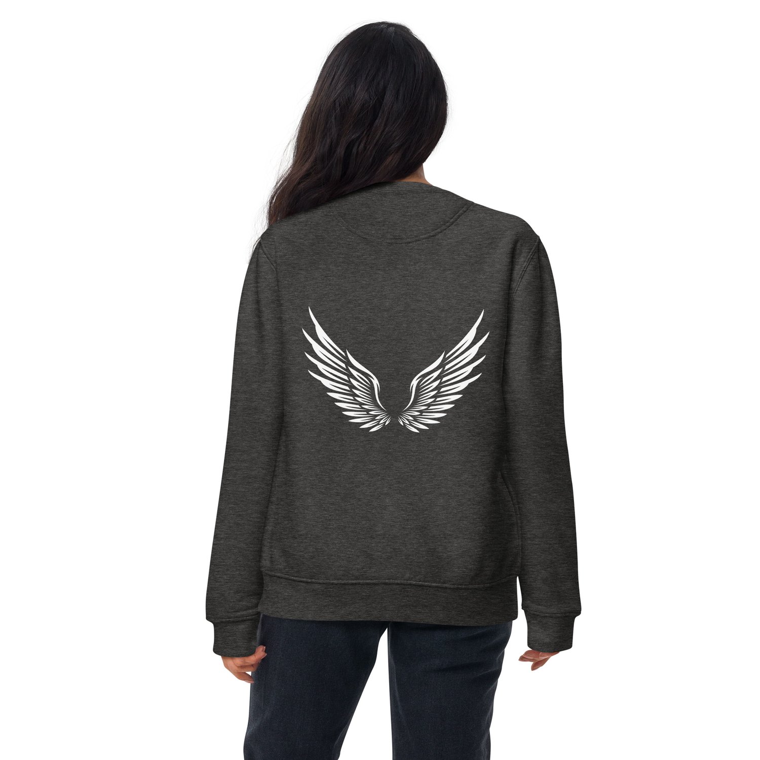 Image of Officially licensed Ravenhood embroidered Unisex Premium Sweatshirt with front and back design