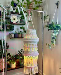Image 3 of Tier Macrame Chandelier 
