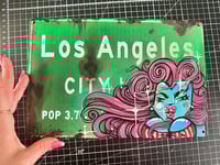 la metal sign 