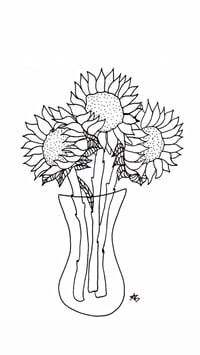 Sunflower Art Print