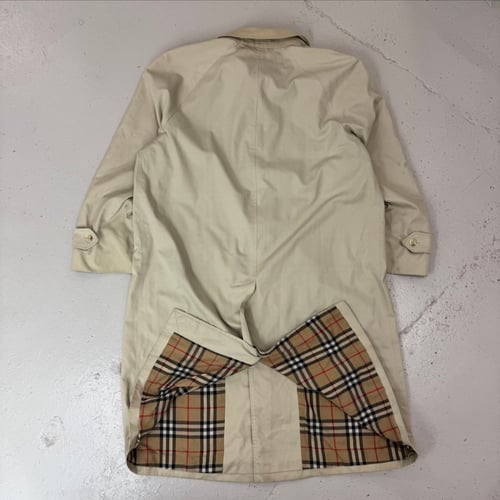 Image of 1990s Burberry Trench Coat, Size XL
