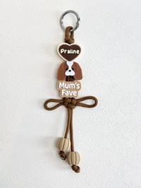 Image 2 of PERSONALIZED PAWTRAIT BAG CHARM - BROWN