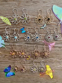 Image 8 of Sterling Neon Apatite Bloom Earrings