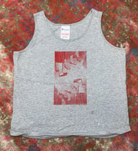 Image 1 of kitchen clogs boxy grey tank // lu + ian collab