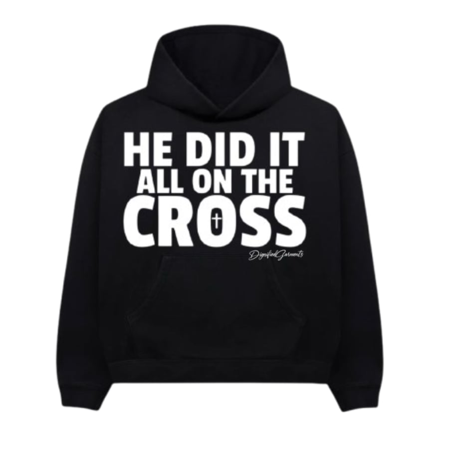 Image of “On The Cross” (Heavyweight) Hoodie