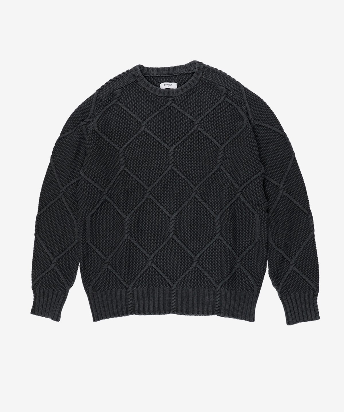 DANCER_FENCE KNIT SWEATER :::CHARCOAL::: | SILO