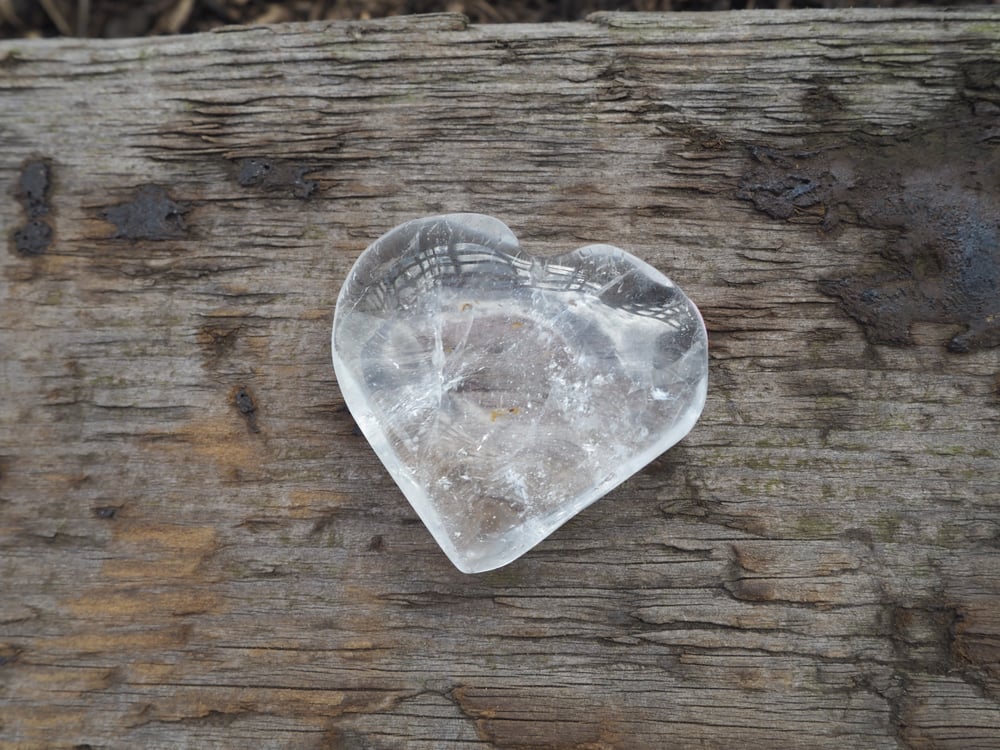 Image of Clear Quartz Heart 54g