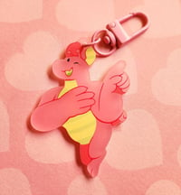 Image 5 of Frosted Pink Gummy Acrylic Charm