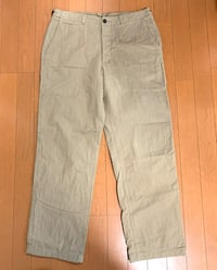 Image 1 of Stone Island 2001aw double face cotton/nylon pants, size 52 (fits 34”)
