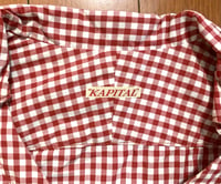 Image 3 of Kapital japan plaid shirt with collar detail, size 2 (fits M)