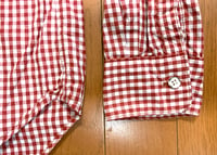 Image 5 of Kapital japan plaid shirt with collar detail, size 2 (fits M)