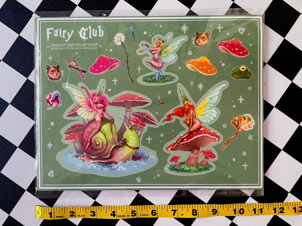 Fairy Club Sticker Sheet