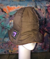 Image 5 of H.O.D. Bucket Hat Yellow Bee -Hive Wu-Tang Printed Fabric, Reverse Side All Puffy Nylon Panels