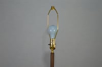 Image 4 of  Field Drag Beam Table Lamp, Weathered Wood Farm Harrow, Upcycled 1950 Agri Desk Light, #820