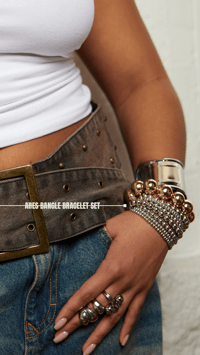 Image 1 of ARES BANGLE BRACELET SET