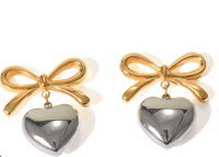 Bow on top <3 but with a silver heart