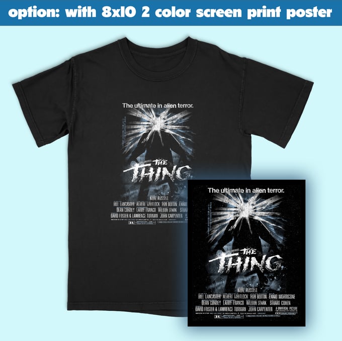 Image of The Thing - T-shirt and Print Comfort Colors
