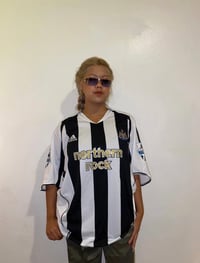Image 1 of Newcastle United  Home 05/06 Adidas Retro Jersey (Shearer 9)