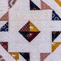 Image 3 of Wild West throw quilt