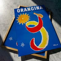 Image 1 of Orangina | Bernard Villemot - 1965 | Drink Poster | Vintage Poster